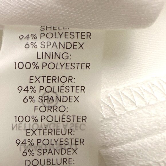 Calvin Klein Elegant White One-Shoulder Dress With Bow Accent Zipper Back  Sz 8 - Picture 6 of 15